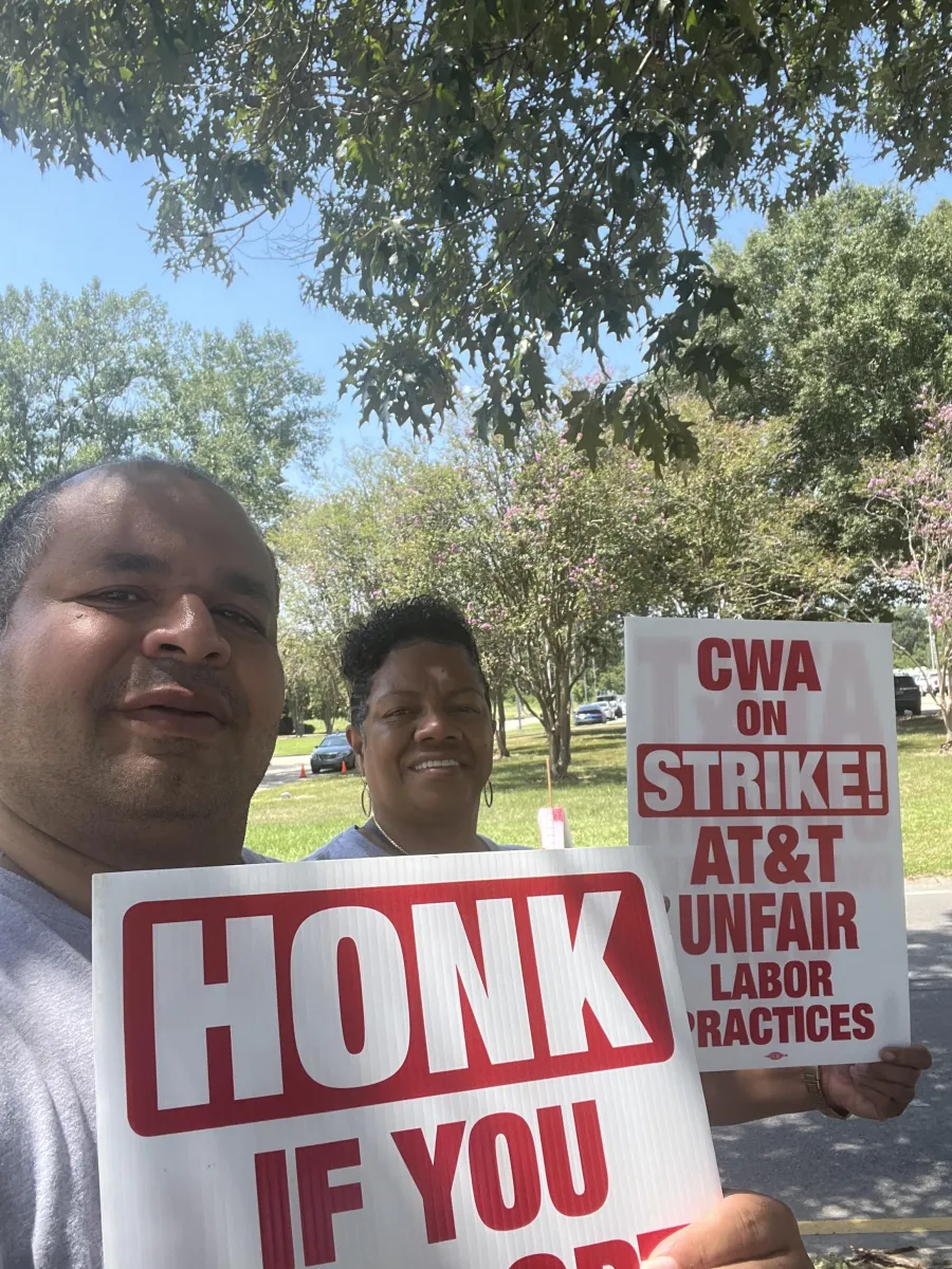 ATU 1546 supporting CWA in Baton Rouge