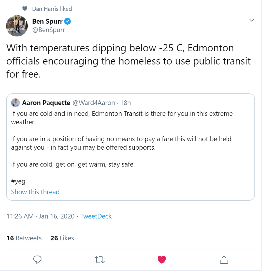 screenshot of Ben Spurr's tweet